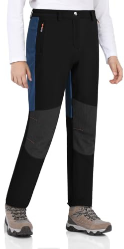Zoofly Skihose Kinder Wasserdicht Winterhose Warme Fleece Softshellhose Thermo Snowboardhose Jungen Gefütterte Thermohose
