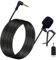 SPTSSWET Microfono per auto da 3,5 mm con adattatore da 3,5 mm a 2,5 mm microfono da montaggio esterno per autoradio stereo GPS radio DVD cavo da 5 m