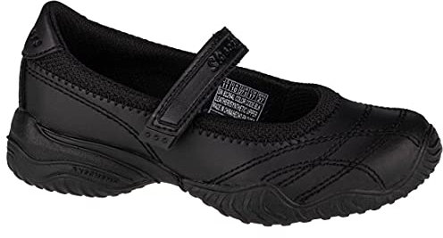 Skechers Velocity Pouty, Girl's Mary Jane, Black (Black Blk), 11.5 Child UK (29 EU)