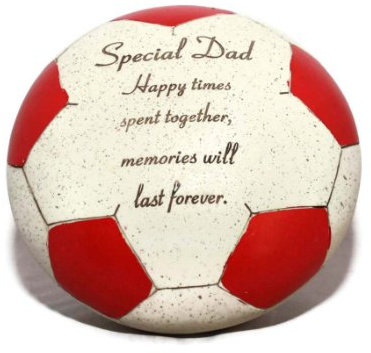 David Fischhoff Special Dad Red Football Graveside Ornament