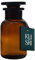 Kuishi 100ml Amber Glass Storage Jar, With Lid, Apothecary Jar, Reusable- Eco Friendly- Modern Home Décor- Powder Jar - 45% Recycled Glass