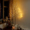 CCLIFE 150cm/180cm/220cm Árbol crezode navidad decoracion led Luces LED Árbol Artificial, 8 Efectos De Luces, Blanco Cálido/Blanco Frio