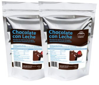 Chocolate con Leche para Fuente de Chocolate (2x900 Gr)