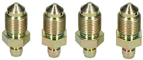 12x1mm Stahl Bremssattel Entlüftungsnippel Schraube Entlüftungsschraube 4pc