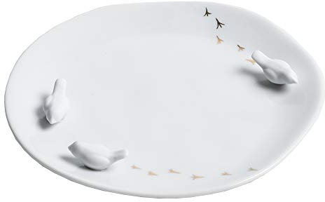 Räder Assiette en porcelaine avec oiseaux