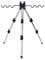 Perfect Flower Dreibein-Stativ Für Angelruten,3 Abschnitt Angelrutenhalter Angelrute,Angelrutenhalter Dreibein Tripod,Rutenhalter Dreibein Teleskopbeinen Aluminium Unterstützung Angelzubehör