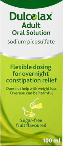 Dulcolax Adult Pico Liquid - Constipation Relief Laxative 5mg/5ml Sodium Picosulfate Liquid Oral Solution - 100ml