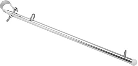 Uxsiya Boot-Flaggenmast, schöner, praktischer Marine-Flaggenmast, Edelstahl, poliert, Yachten