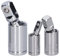 Allsmart Rchet Universel 7 × 5 × 3 3 Pièces Adaptateur de Douille à Joint Universel 1 2 3 8 1 4 Outil de Conversion en Acier pour clé à Cliquet