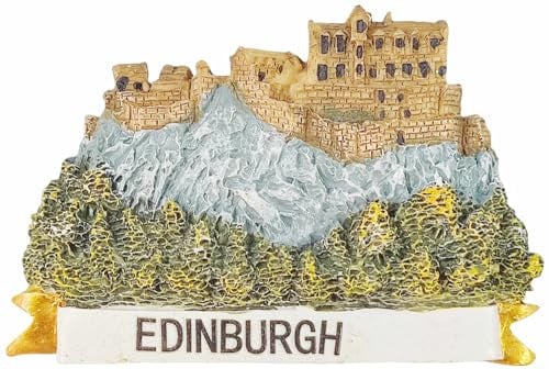 Edinburgh Scotland Britain Refrigerator Magnet Travel Souvenir Fridge Decoration 3D Magnetic Sticker Craft