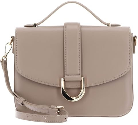SEIDENFELT MANUFAKTUR Nellim Handbag Smooth Taupe/Gold