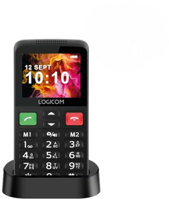Logicom - Posh S80 - Feature Phone Senior 2,4 - Dual SIM 4G - Torche - Bouton SOS