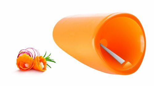 Tescoma Taglierina Spirali Carota Presto, Silicone, Arancione