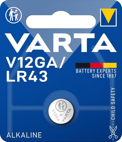 20 Stück Varta Batterie für V12GA (1,5V, 80mAh)