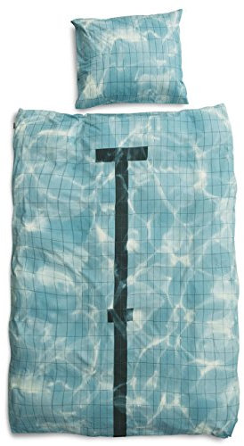 Snurk® - Pool Bettwäsche, 155 x 200 cm, inkl. 1 Kissenbezug 80 x 80 cm, aus 100% Bio-Baumwolle
