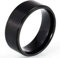 DonDon Herren Ring Edelstahl schwarz – 65 (20.7)