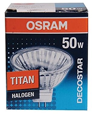 Osram Halogenlampe Decostar Titan 46870 WFL 36 Grad 50 Watt 12 Volt GU5,3