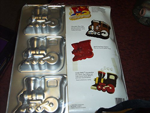 Wilton Mini Locomotive Choo-Choo Train Cake Pan Mold (2105-9332, 1993) ~ 6 Cavity ~ Retired Collectible by Wilton