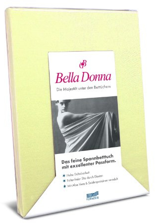 Bella Donna Jersey 120/200-130/220 0091 - hellgelb