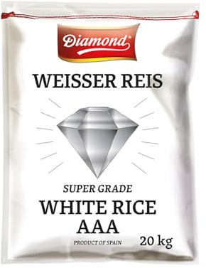 DIAMOND Weißer Reis, Langkornreis, für diverse Reisgerichte - 1 x 20 kg