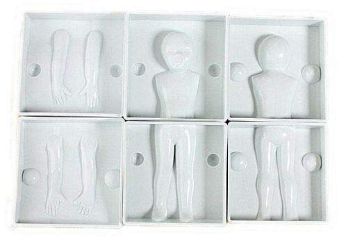 3D Child Doll BOY Girl Kid Figure Body Shape Mould People Person Human Cake Decorating Paste from CFU UK