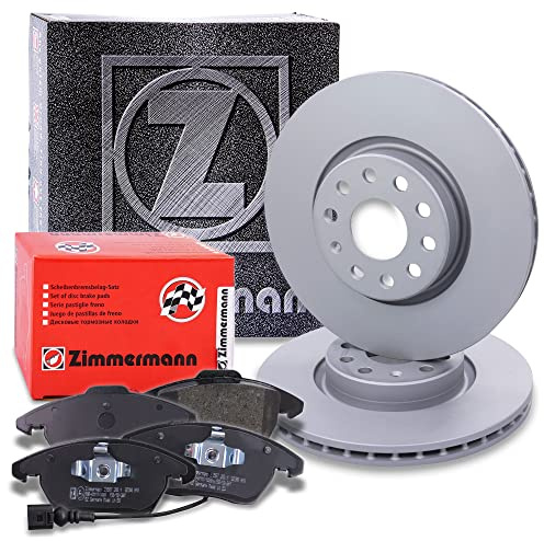 ZIMMERMANN Bremsenset Vorderachse inkl. Bremsscheiben Belüftet Ø 312 312 mm + Bremsbeläge vorne