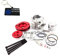 STONEDER, Kit comprensivo di Cilindro per Grandi diametri di Colore Rosso da 44 mm e pistone per Albero Motore, per Motori 2 Tempi da 47cc e 49cc di minimoto per, Piccole Moto e Quad