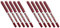 Mitsubishi Tintenroller Uni-Ball® Eye Micro Strich: ca. 0,2 mm (Rot | 10 Stück)