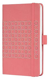SIGEL J0202 Wochenkalender Jolie 2020, ca. A6, rosefarben, samtig-weiche Oberfläche - weitere Modelle