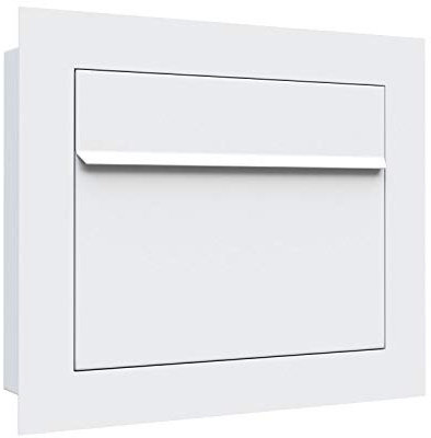 Unterputz-Briefkasten, Design Einbaubriefkasten Sora Weiss - Bravios