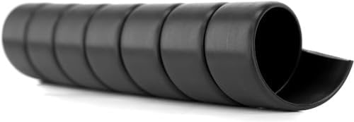 Safeplast ECO Safe-Spirale Hydraulik Schlauchschutz-spirale Ø 25 mm - Schutz für Hydraulikschläuche, Kabelschlauch und Kabel, UV-beständig, Abriebfest und flexibel Kabelspirale, schwarz, 6m Länge