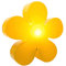 8 seasons design Shining Flower Deko-Lampe Blume Ø 40cm (Gelb), E27 Fassung inkl. Leuchtmittel in warmweiß, als Indoor- & Outdoor Deko, Kinderzimmer, Nachttischlampe
