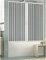 Sopravasca Box Vasca in PVC Nicchia Larghezza 140-200 cm, H 150 cm mod. ASIA, Bianco, box vasca/doccia con apertura centrale a due ante a soffietto, anche riducibile (Larghezza 200 cm, H 150 cm)