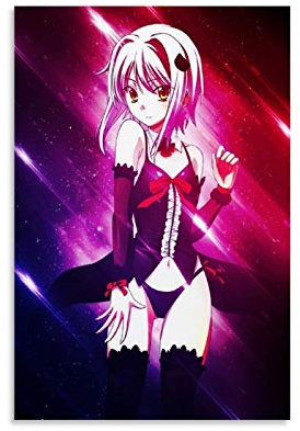 Anime-Poster High School Dxd Toujou Koneko Poster Dekorative Malerei Leinwand Wandkunst Wohnzimmer Poster Schlafzimmer Gemälde 40 x 60 cm