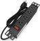 10 Rack PDU - 1U (4 Outlet) Power Distribution Unit 10 inch for Mini Racks w/Protection (110V/15A 6ft Cable) Network Cabinet Rackmount Power Strip (in Wall, Desk or Server Rack Mount) Tupavco TP1713