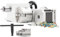 CN-C-Drehachse, 100-mm-Spannfutter, 3 Backen, 4 Backen, 4. Achse + Reitstock, CN-C-Teilapparat, eine Drehachse mit CN-C-Nema34-Schrittmotor (Color : 1-4, Size : 3 Jaw 100mm)