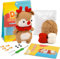 MUAECH Häkelset für Anfänger, Rentier-Häkel-Starter-Set mit Schritt-für-Schritt-Video-Tutorials, Häkeltier-Hirsch-Sets für Erwachsene und Kinder, Häkel-Kits, Bastelzubehör (40 % + Garninhalt)