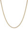 HZMAN 5 mm kubanische Kette für Männer Edelstahl Herren Gold Kette Diamantschliff Hip Hop Link Ketten Halskette 16-30 Zoll (24in)