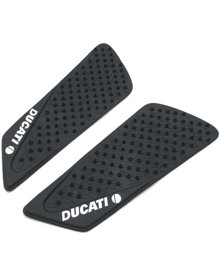 SHANSHAN protezione serbatoio moto Moto Anti Slip Adesivo Serbatoio Trazione Pad Ginocchio Laterale Grip Protector Per D&ucati 848 1098 1198 2008-2015 2014 2013 2012 2011