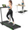 Tapis de Course Pliable avec Télécommande et Tablet Holder Extra Large Tapis Roulant Pliant 2 en 1 Treadmill 12km/h avec Affichage LED Compact pour la Maison/Bureau