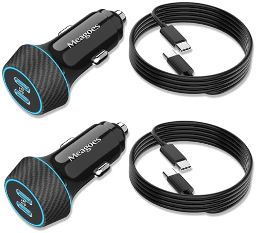2 Pack 90W USB C Car Charger Super Fast Charging for iPhone 18 Pro Max/17