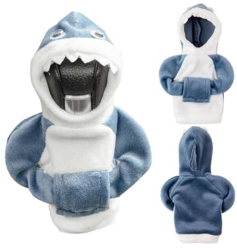 EIHI Schalthebel Hoodie schaltknauf hoodie auto deko Haiform Auto Schaltknauf Hoodie Schalthebel Auto Schaltknauf überzug für Auto Dekoratives