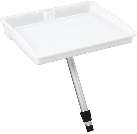 Brilluxa Bait Board, 460x370mm Boat Bait Board Adjustable Cutting Table Marine Fishing Bait Station Fish Cleaning Tray with Ruler for Sailing Boat Kayak Offshore