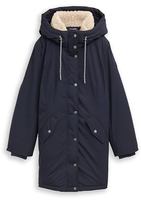 TOM TAILOR Damen 1047531 Winter Parka mit Kapuze