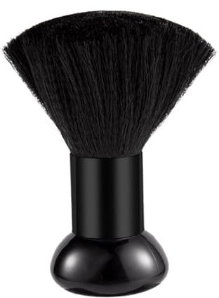 Brosse de barbier professionnelle | Brosse à épousseter pour salon | Brosses à plumeau pour cou de barbier | Brosses à cheveux à poils doux | Brosse à ongles | Conception compacte et ergonomique pour