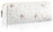 HJZHII Jolie trousse à crayons avec fleurs esthétiques, trousse à crayons portable, large ouverture, pochette à crayons douce matelassée avec fermeture éclair pour bureau, université, trousse de