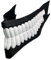 Jiumaocleu Okarun Masque Okarun Demi-masque de cosplay Takakura Ken Masque de cosplay Anime Accessoires de costume pour fête d'Halloween