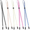 Sorcristy 5 Stück Verstellbare Hutbandclips Abnehmbare Winddichte Hutschnurclips Mehrfarbig Hutschnur Hut Clips Anti-Verlust-Mützenbandclips für Bootfahren Angeln Camping Wandern