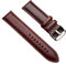 dongriuk Echtes Lederarmband für Daniel Wellington Uhrenarmband für DW-Armband(Red Brown,26mm)