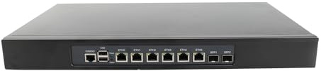 Firewall, VPN, 19 Inch 1U Rackmount, PFSense, OPNsense, Network Appliance, Z87 with I7 4770, RJ18, AES-NI, 6 x Lan, 2 x SFP+ 82599ES 10 Gigabit, Bypass, 8G RAM, 512G SSD